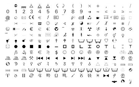 font symbols font download